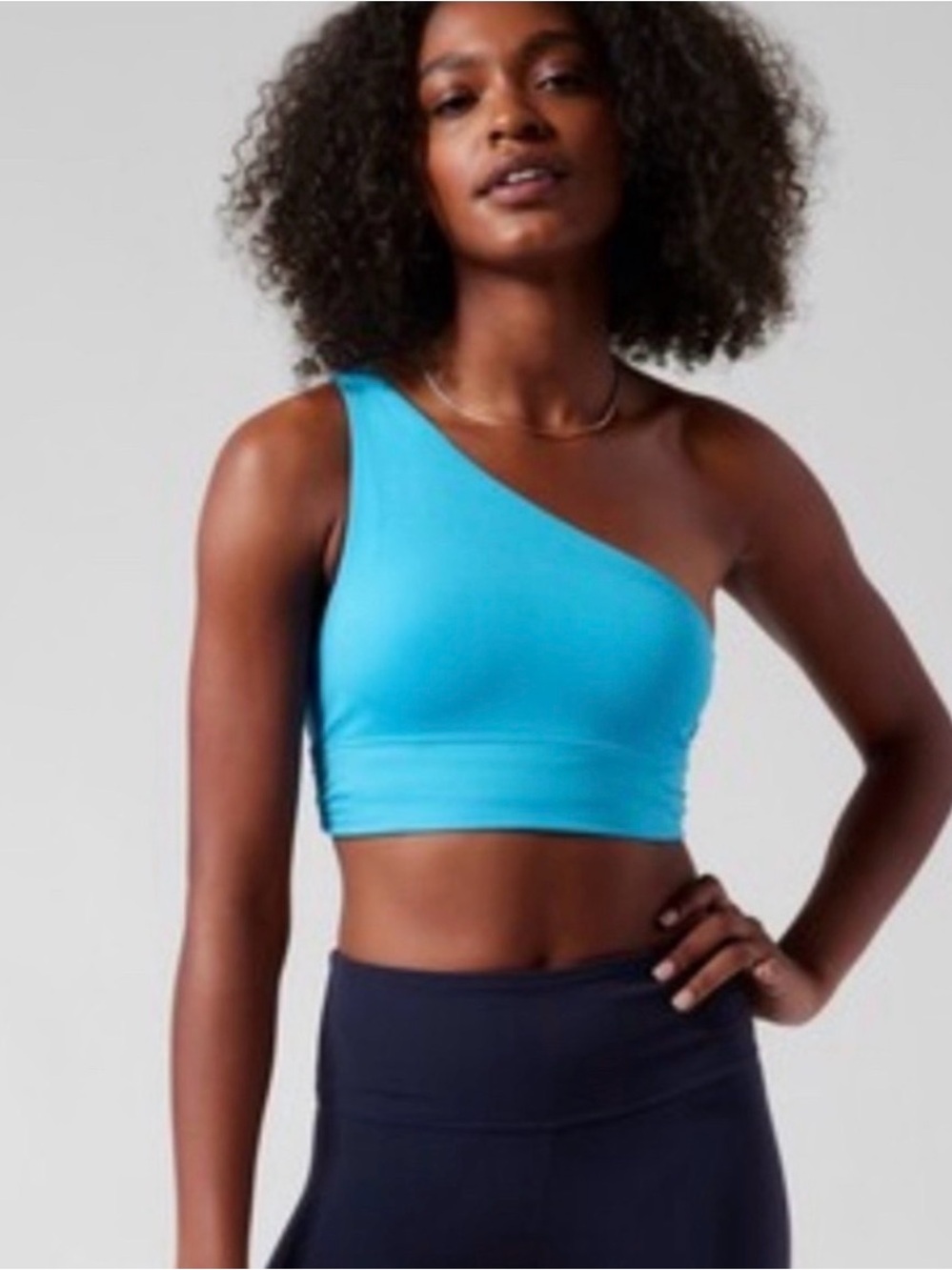Athleta Athena Asymmetrical One Shoulder Sports Bra